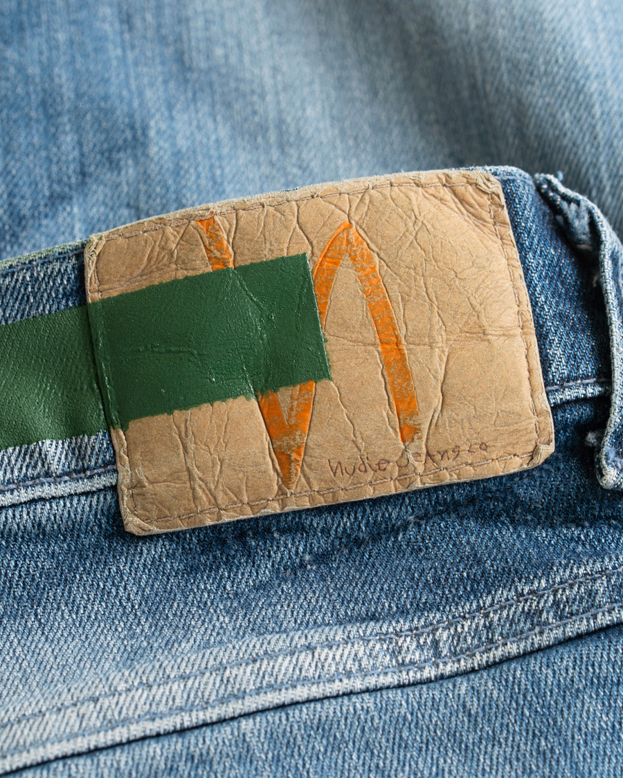 Herre | Jeans | Nudie Jeans | Green Collection Lean Dean Jeans Worn In Green