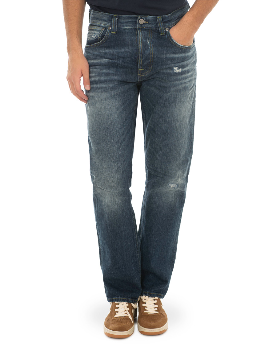 Herre | Jeans | Nudie Jeans | Green Collection Sleepy Sixten Jeans Authentic Green