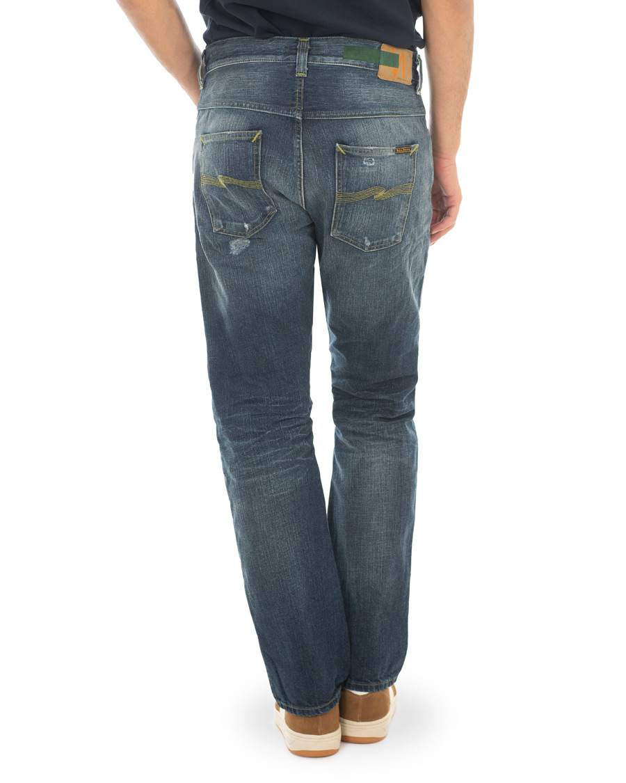 Herre | Jeans | Nudie Jeans | Green Collection Sleepy Sixten Jeans Authentic Green