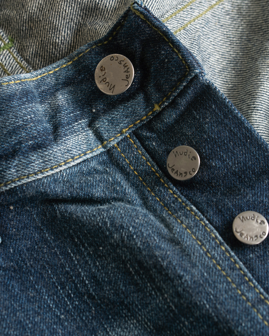 Herre | Jeans | Nudie Jeans | Green Collection Sleepy Sixten Jeans Authentic Green