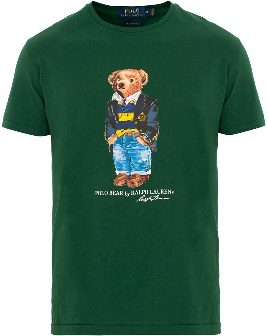 Herre | T-Shirts | Polo Ralph Lauren | Printed Bear Crew Neck Tee New Forest