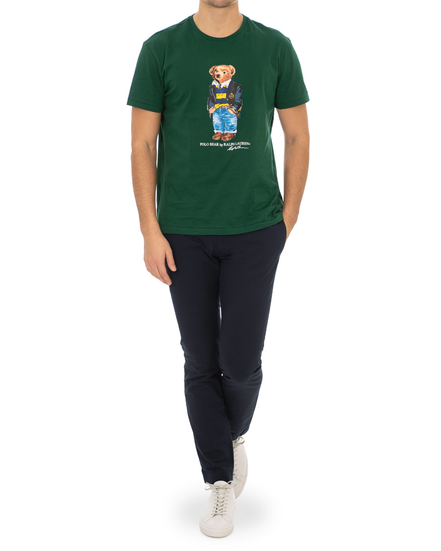 Herre | T-Shirts | Polo Ralph Lauren | Printed Bear Crew Neck Tee New Forest