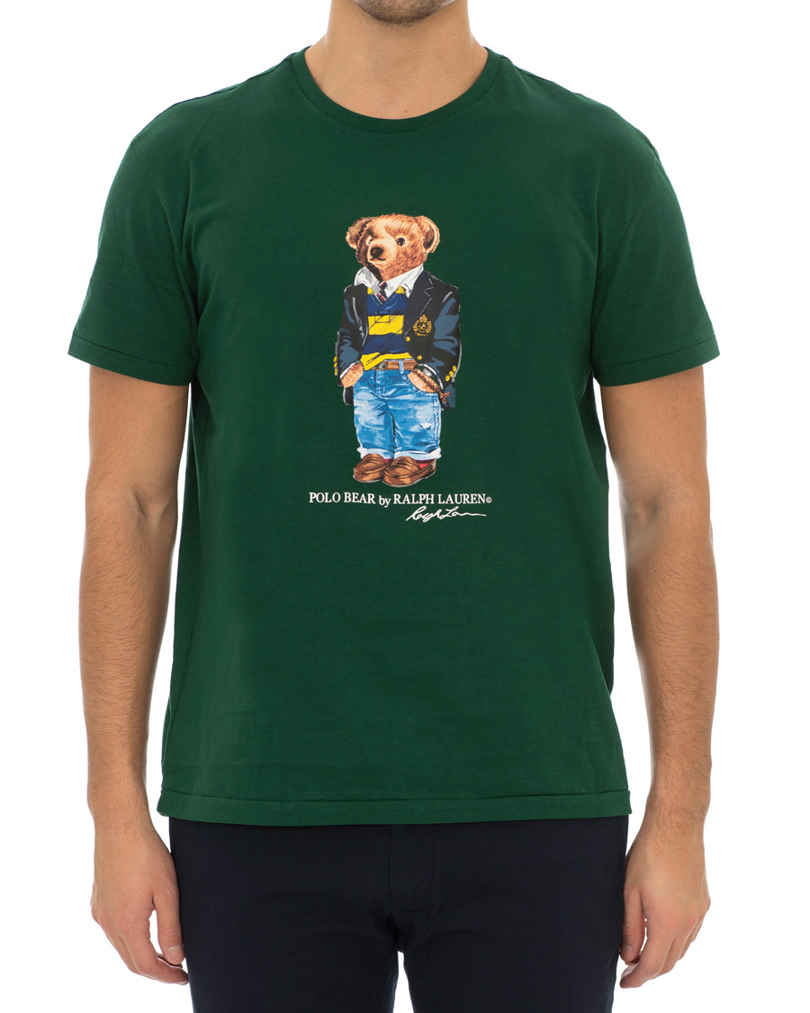 Herre | T-Shirts | Polo Ralph Lauren | Printed Bear Crew Neck Tee New Forest