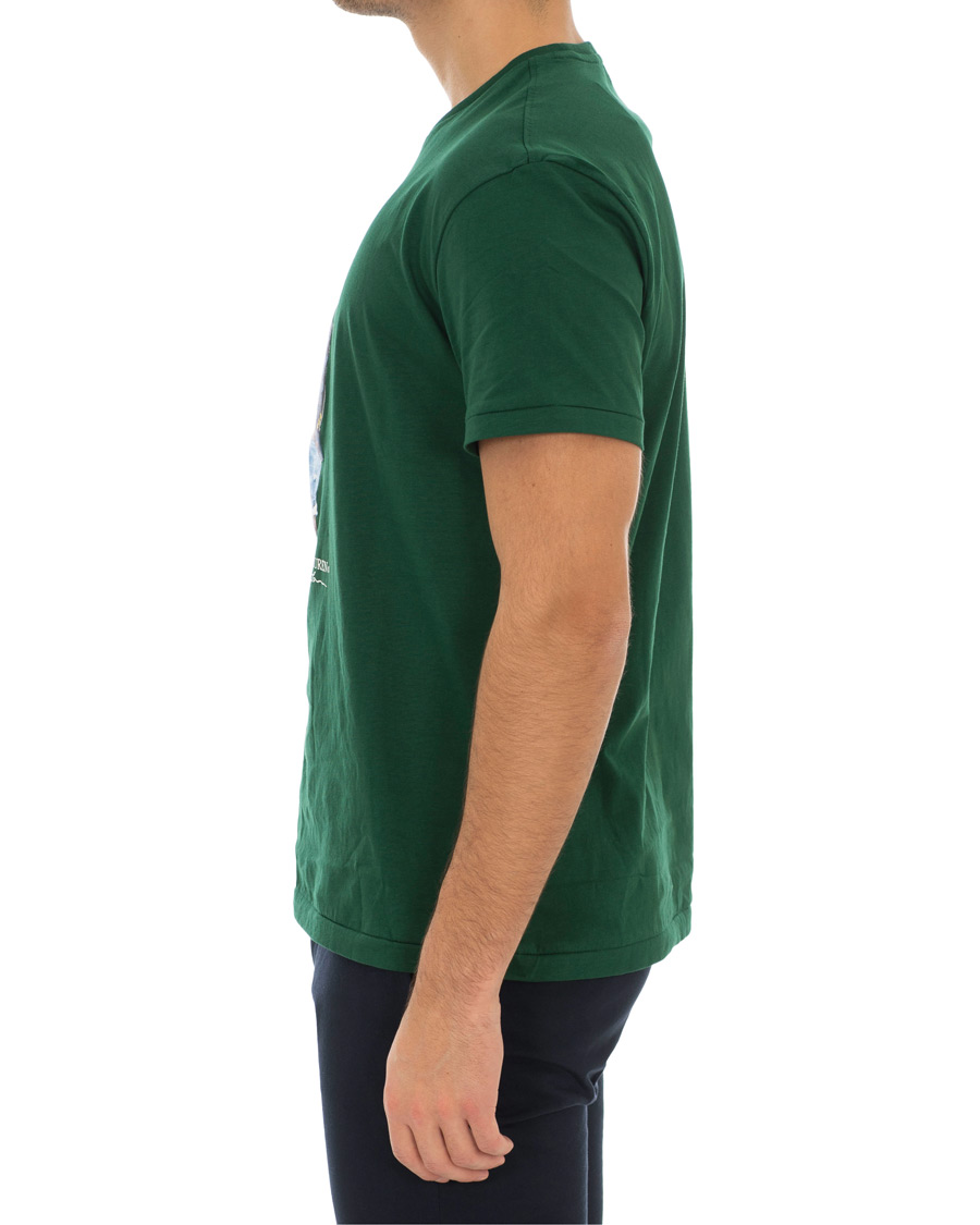 Herre | T-Shirts | Polo Ralph Lauren | Printed Bear Crew Neck Tee New Forest