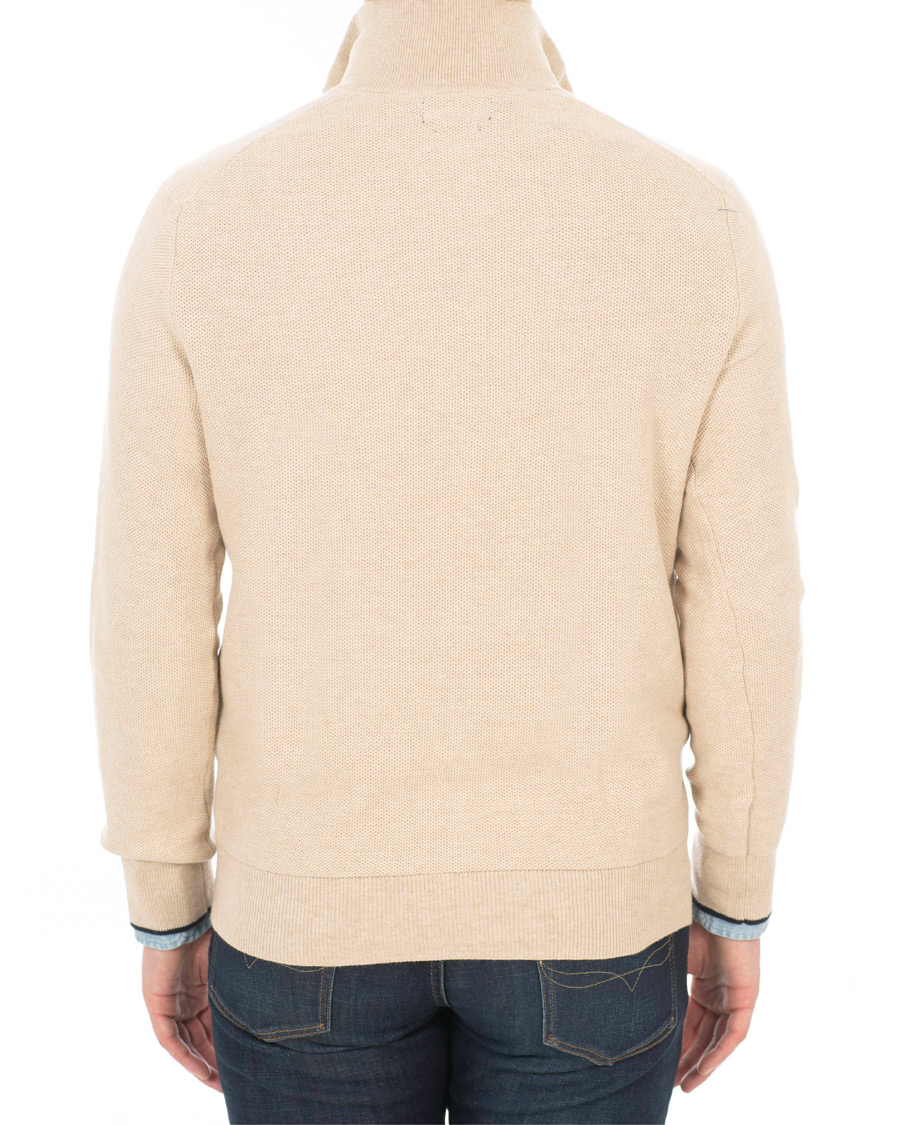Herre | Trøjer | Polo Ralph Lauren | Texture Half Zip Oatmeal Heather