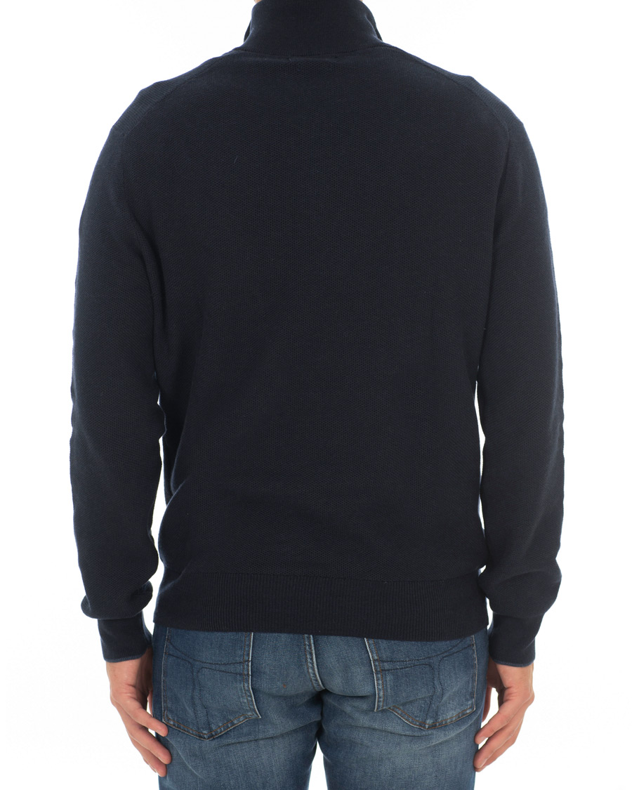 Herre | Trøjer | Polo Ralph Lauren | Texture  Half Zip Navy Heather