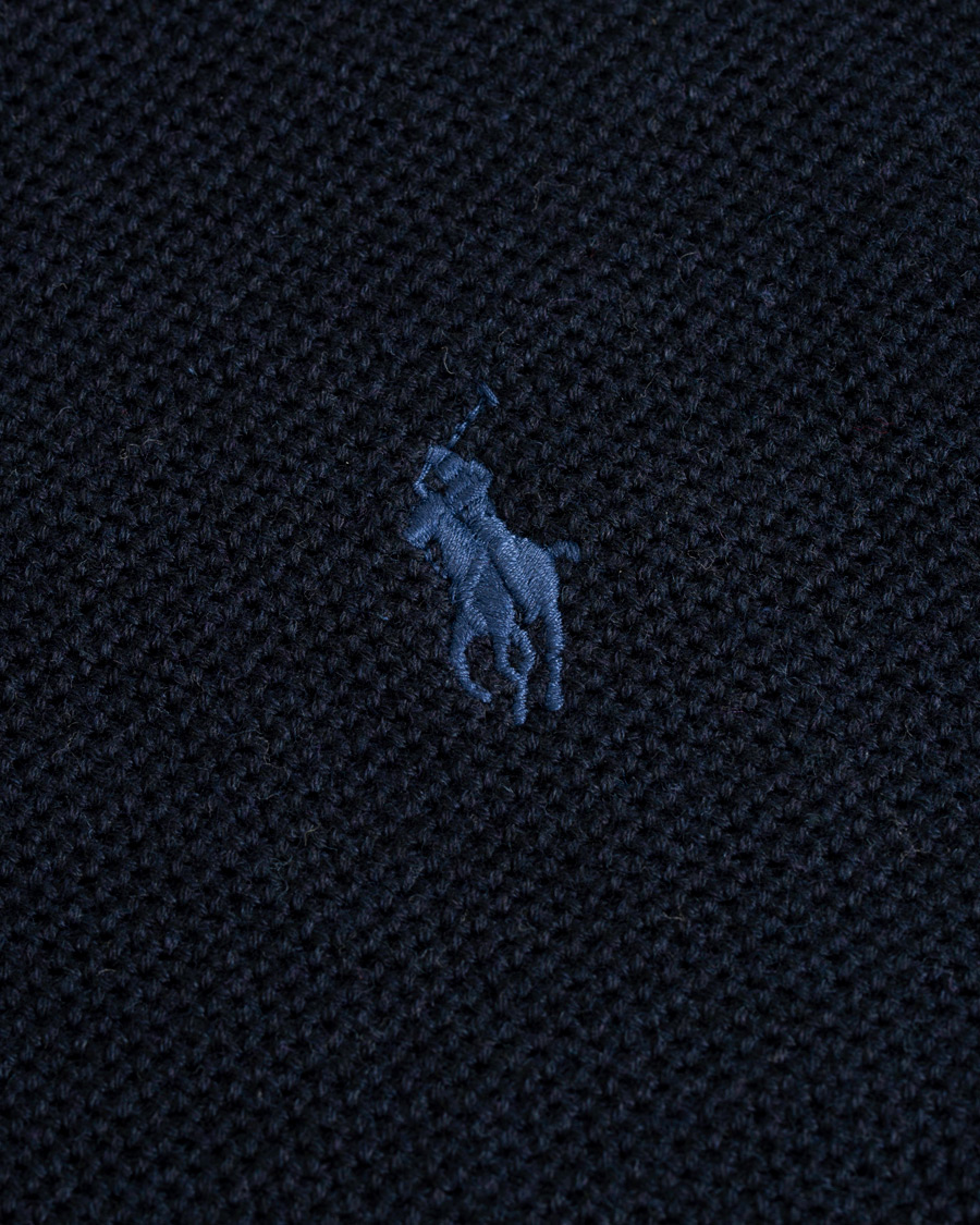 Herre | Trøjer | Polo Ralph Lauren | Texture  Half Zip Navy Heather