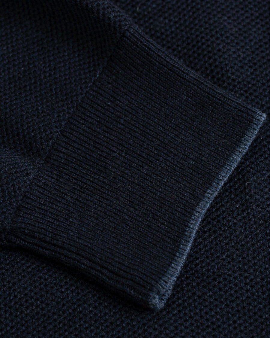 Herre | Trøjer | Polo Ralph Lauren | Texture  Half Zip Navy Heather