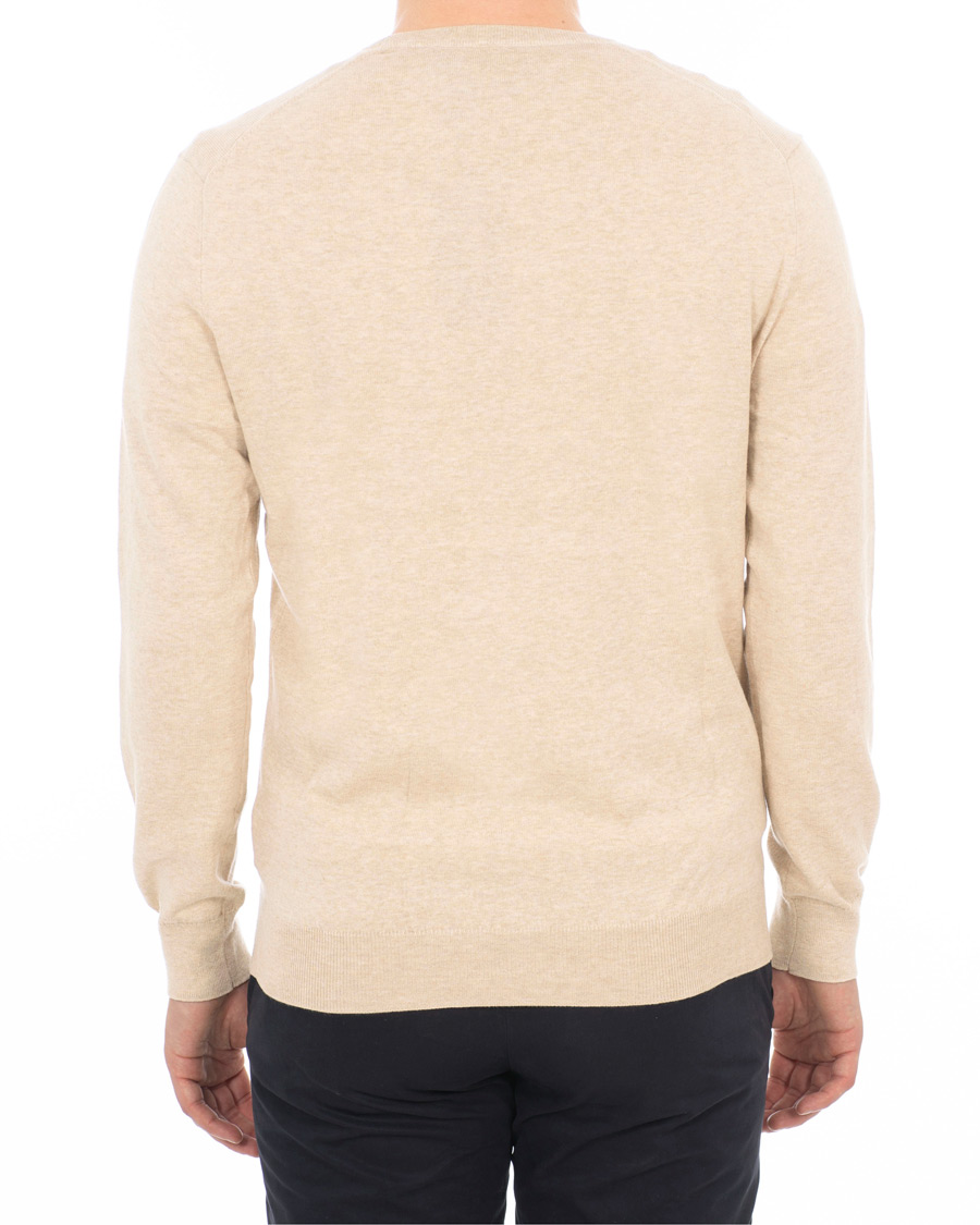 Herre | Trøjer | Polo Ralph Lauren | Pima Cotton Crew Neck Pullover Sand Heather