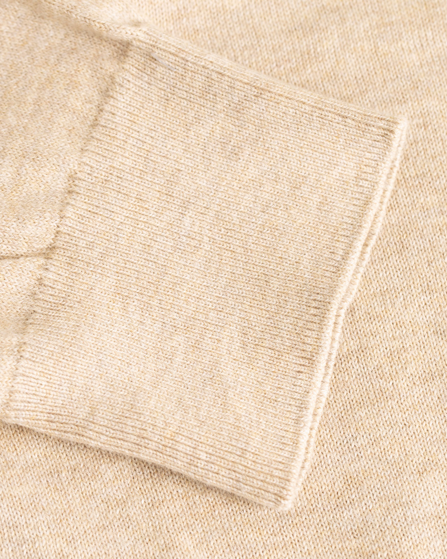 Herre | Trøjer | Polo Ralph Lauren | Pima Cotton Crew Neck Pullover Sand Heather