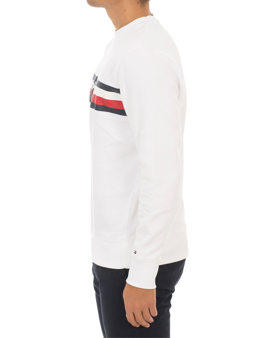 Herre | Trøjer | Tommy Hilfiger | Logo Sweatshirt Bright White