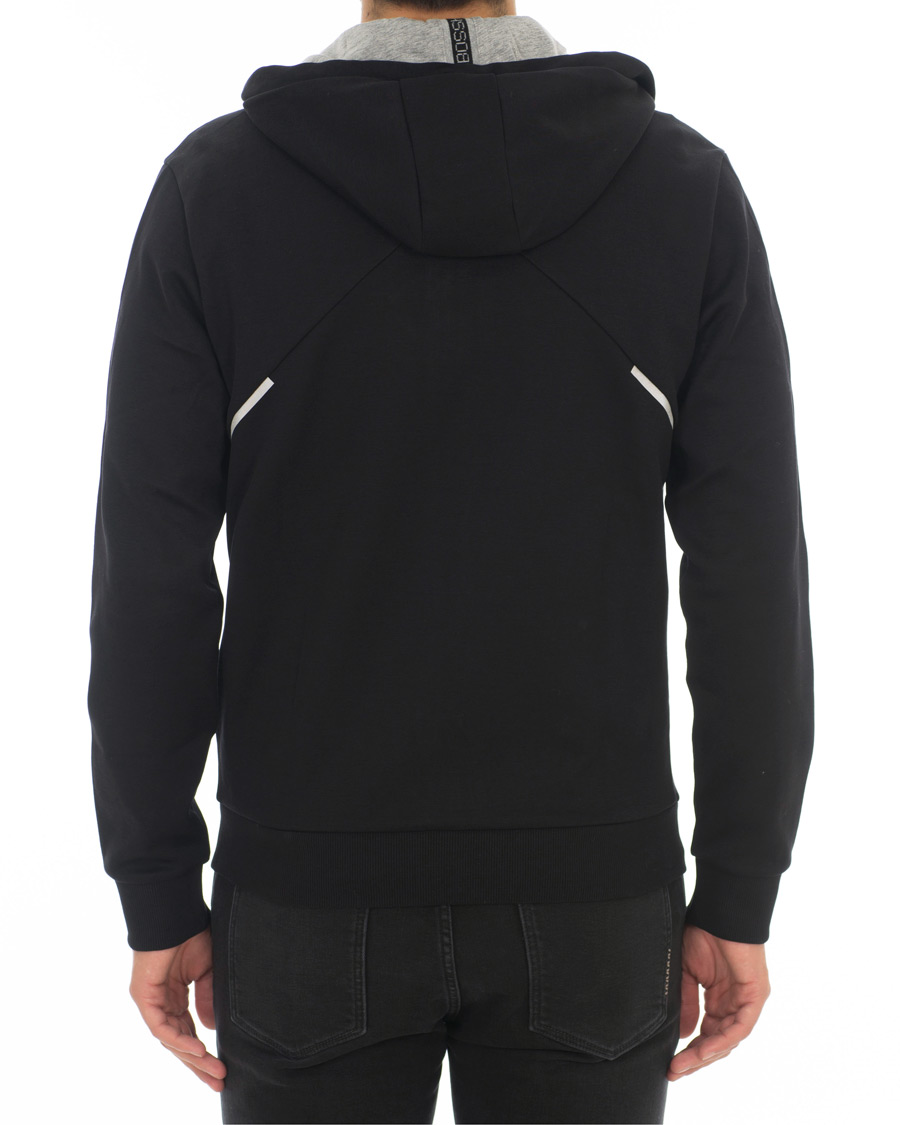 Herre | Trøjer | BOSS GREEN | Boss Athleisure Saggy Full Zip Hoodie Black