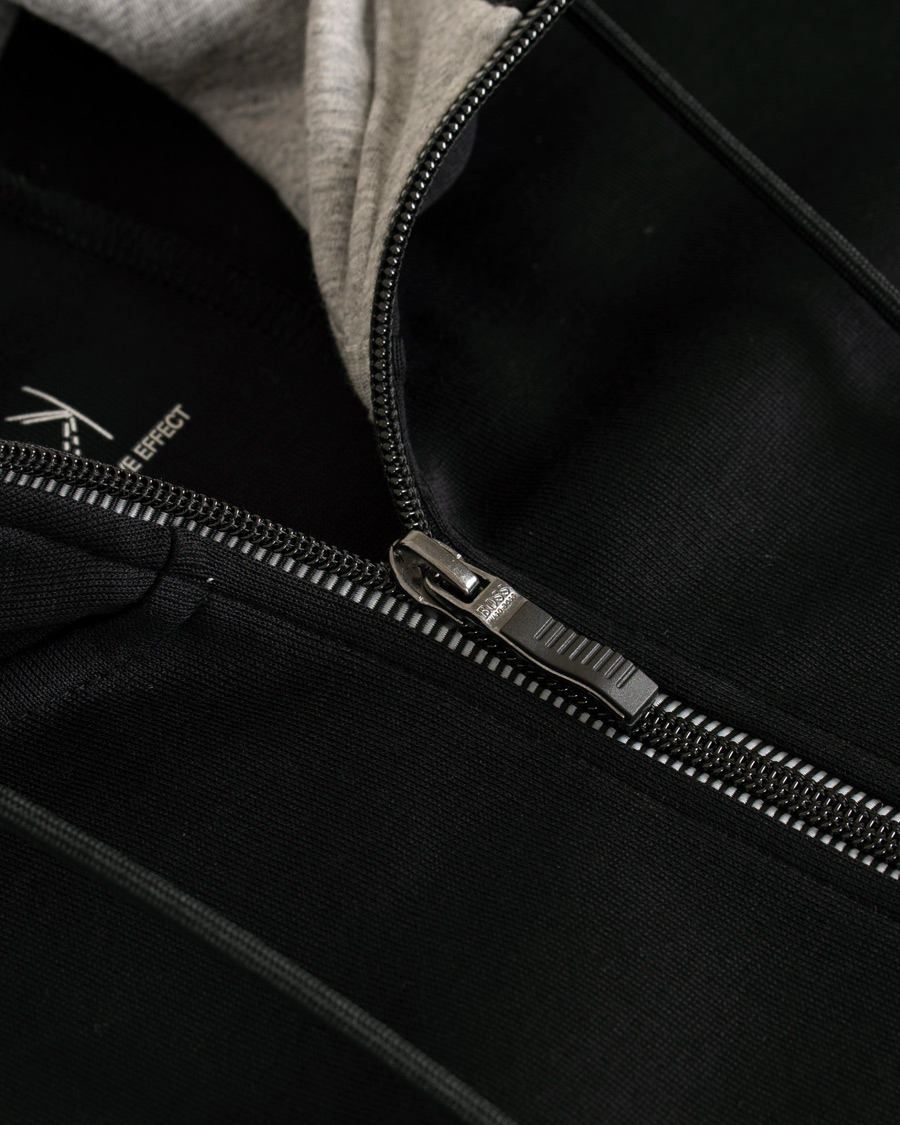 Herre | Trøjer | BOSS GREEN | Boss Athleisure Saggy Full Zip Hoodie Black