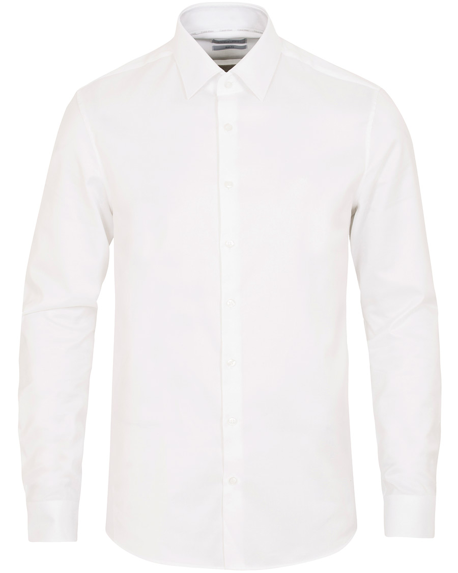 Herre | Skjorter | Calvin Klein | Slim Fit Shirt White