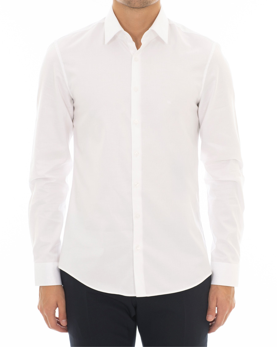 Herre | Skjorter | Calvin Klein | Slim Fit Shirt White
