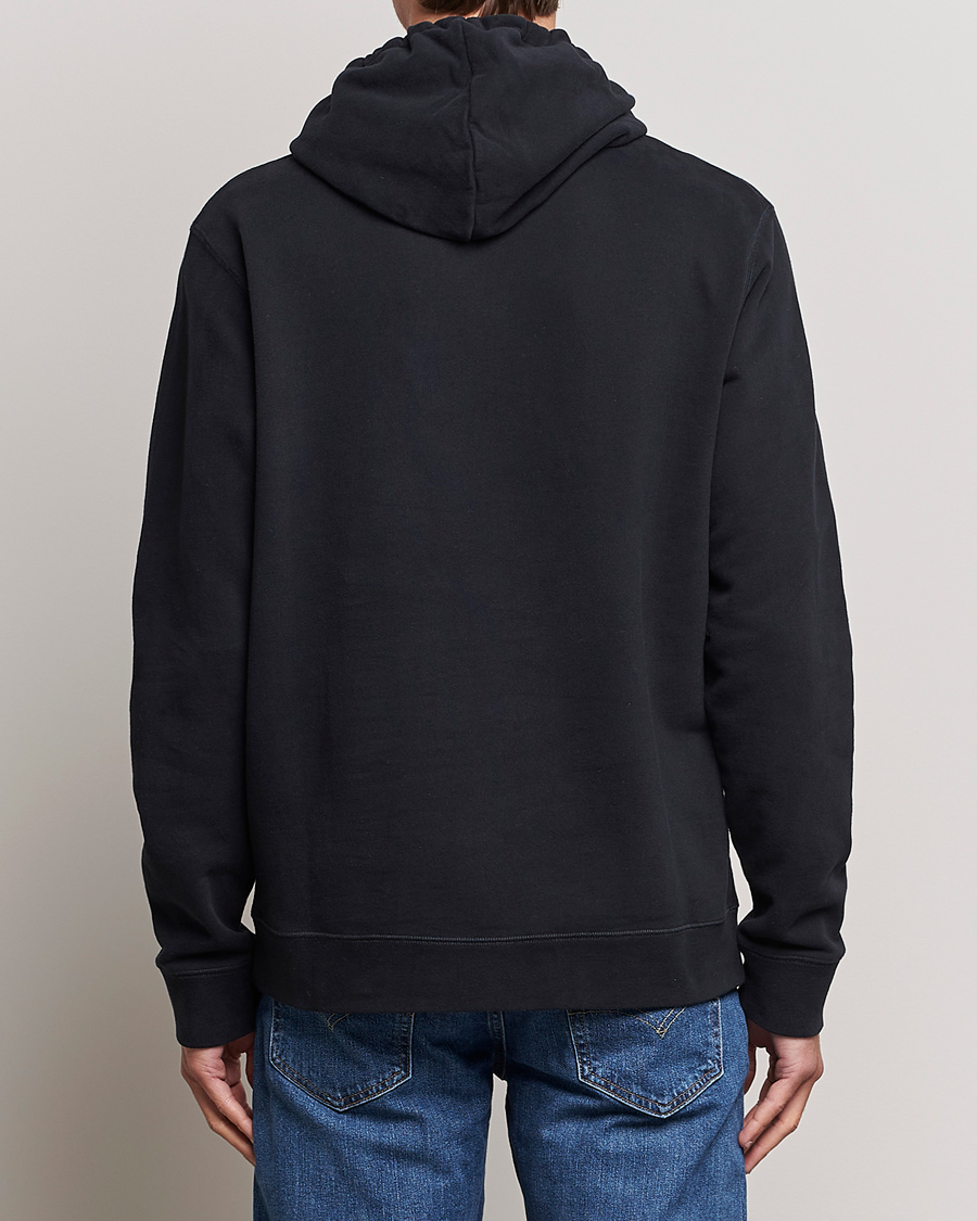 Herre | Trøjer | Sunspel | Loopback Hoodie Black