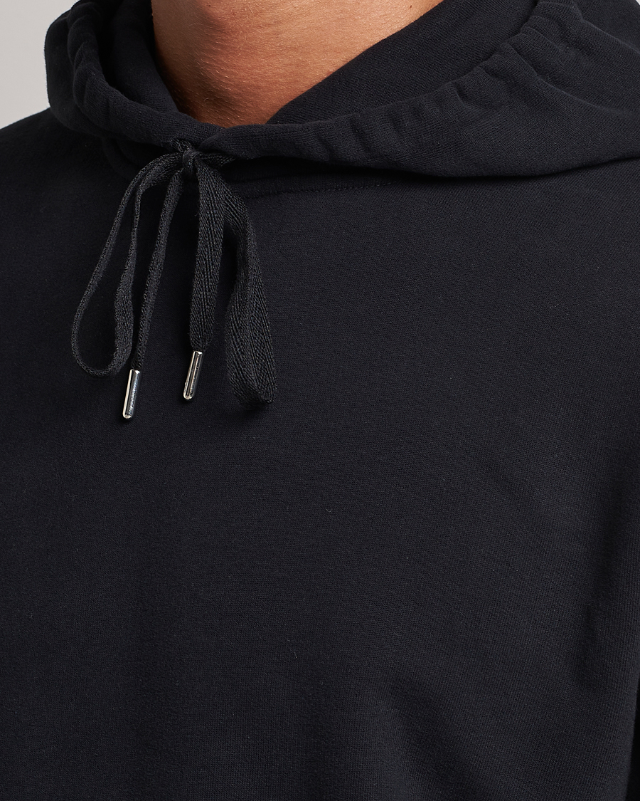 Herre | Trøjer | Sunspel | Loopback Hoodie Black