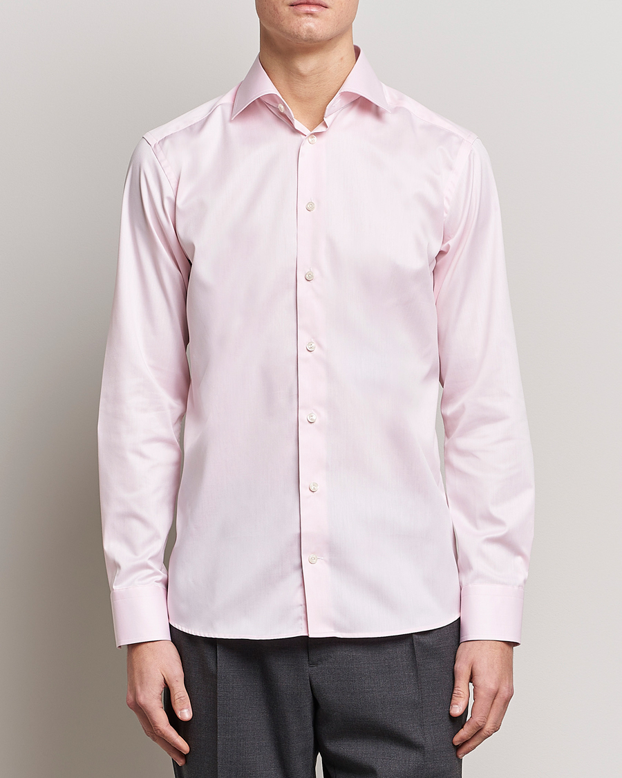 Herre | Eton | Eton | Slim Fit Signature Twill Shirt Pink