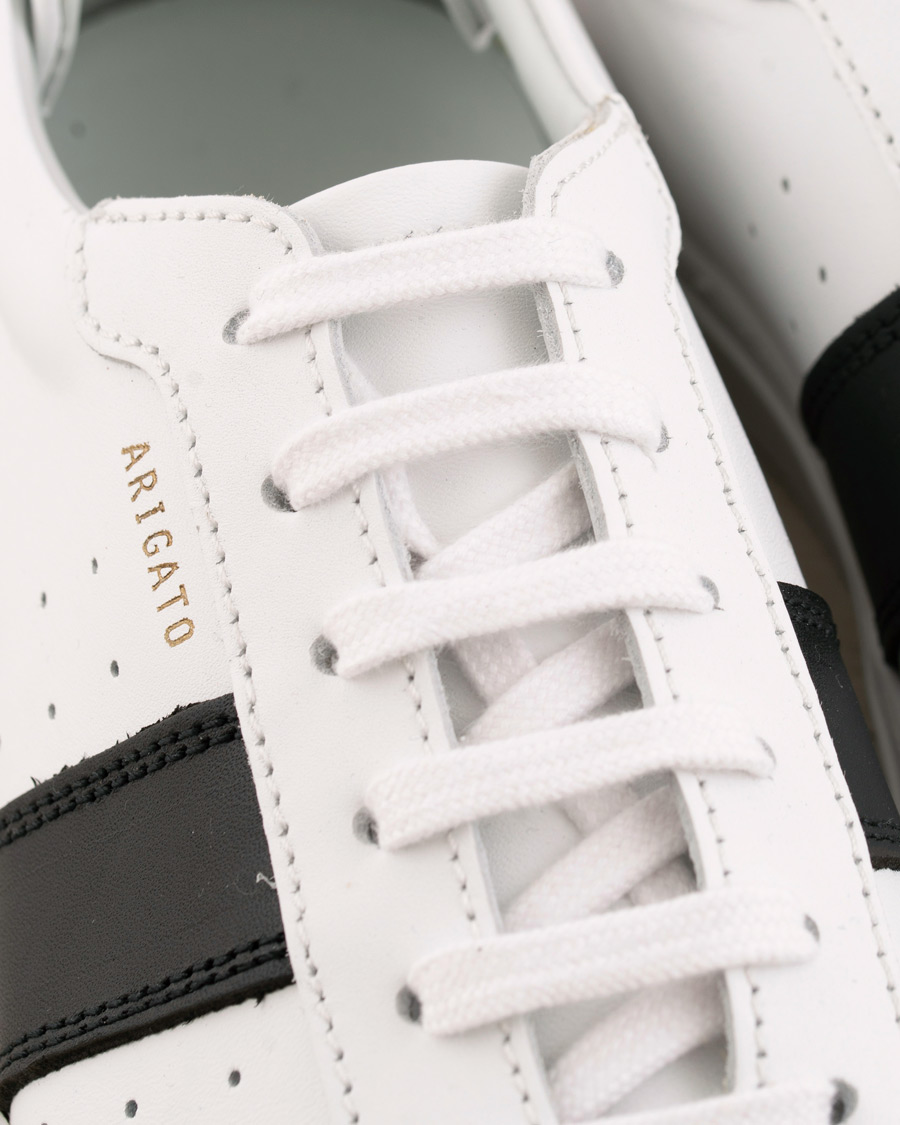 Herre | Axel Arigato Dunk Sneaker White Leather/Black | Axel Arigato | Dunk Sneaker White Leather/Black