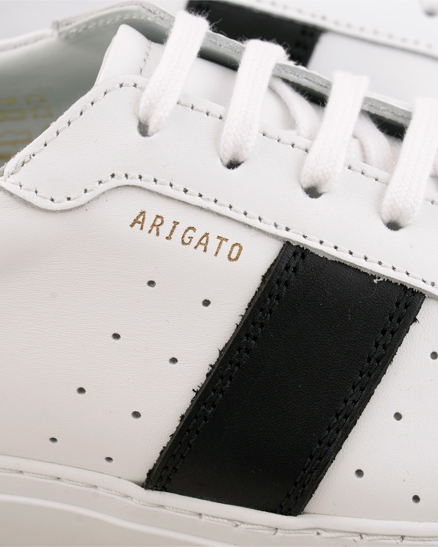 Herre | Axel Arigato Dunk Sneaker White Leather/Black | Axel Arigato | Dunk Sneaker White Leather/Black