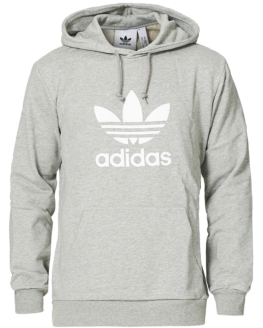 Herre | Trøjer | adidas Originals | Trefoil Hoodie Grey Melange