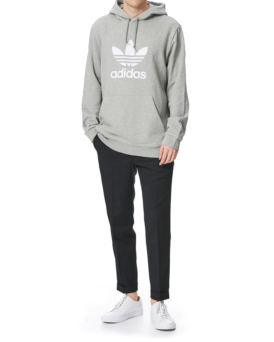 Herre | Trøjer | adidas Originals | Trefoil Hoodie Grey Melange