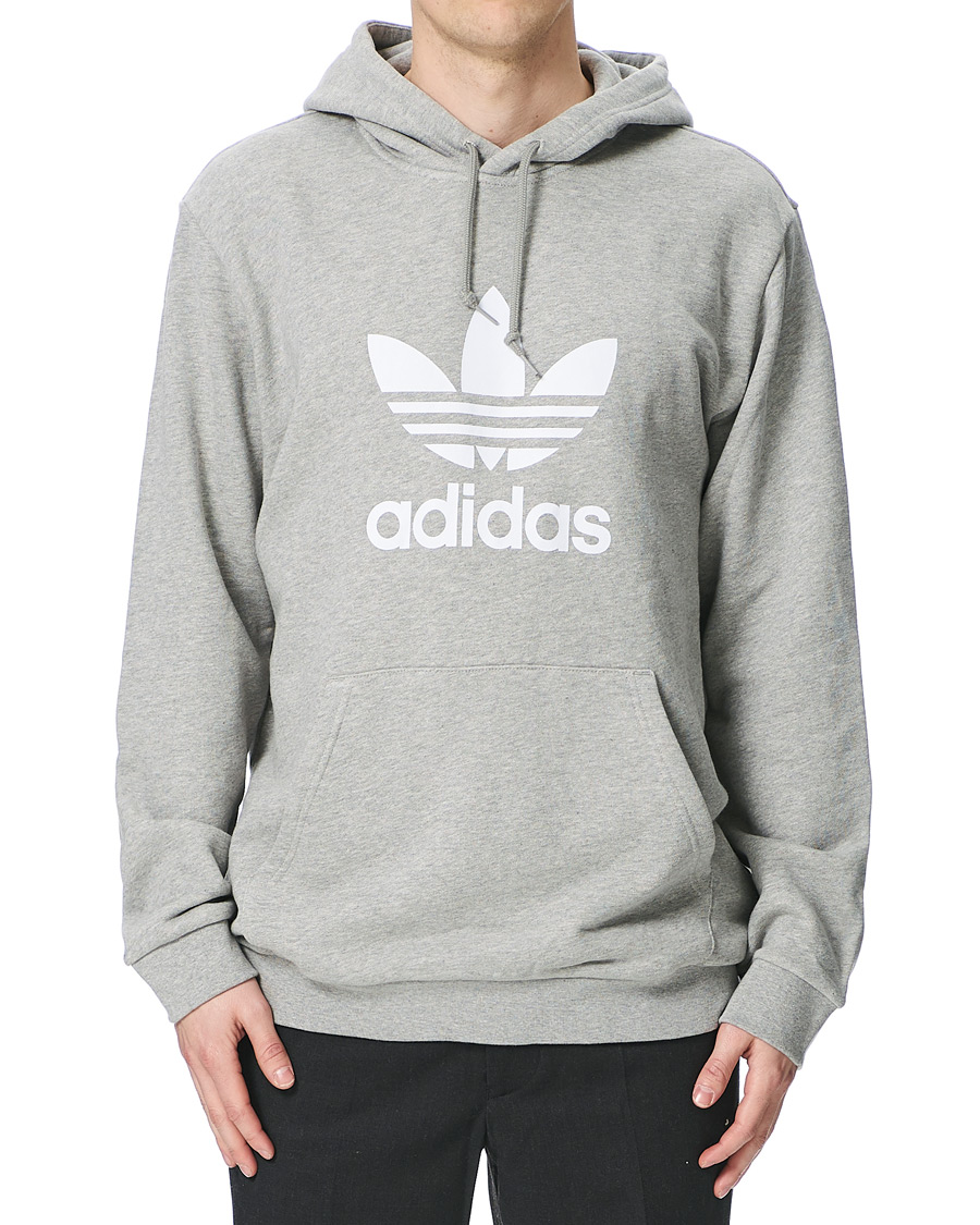 Herre | Trøjer | adidas Originals | Trefoil Hoodie Grey Melange