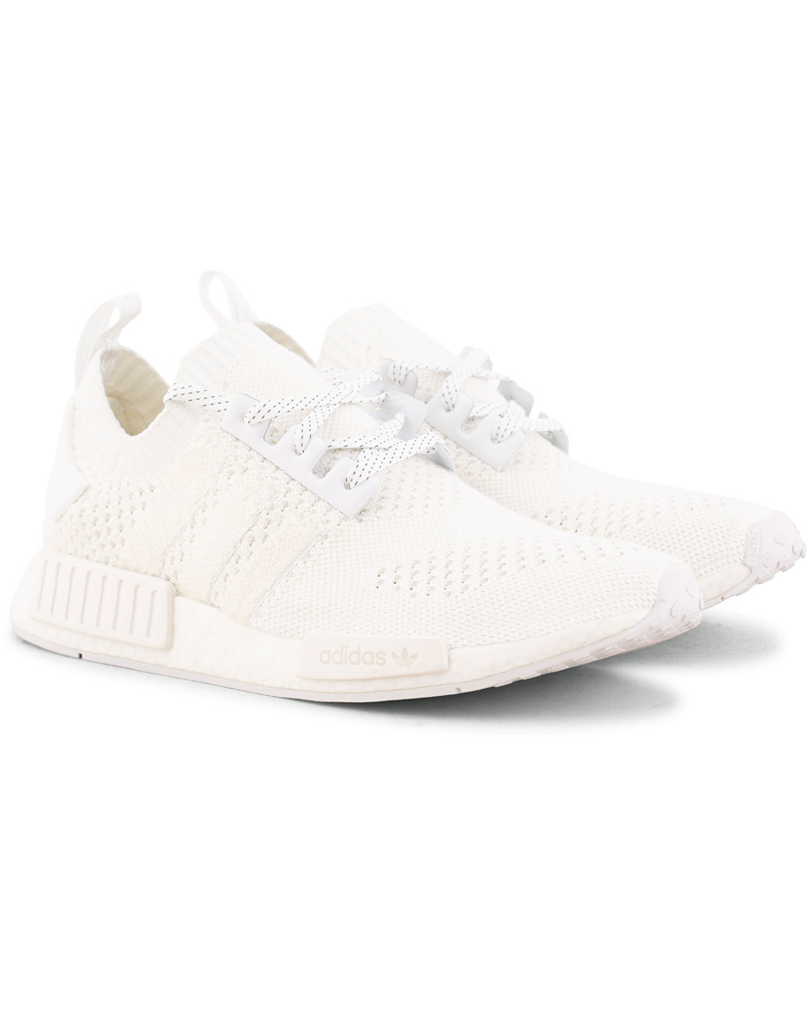 Herre | adidas Originals NMD_R1 Primeknit Running Sneaker White | adidas Originals | NMD_R1 Primeknit Running Sneaker White