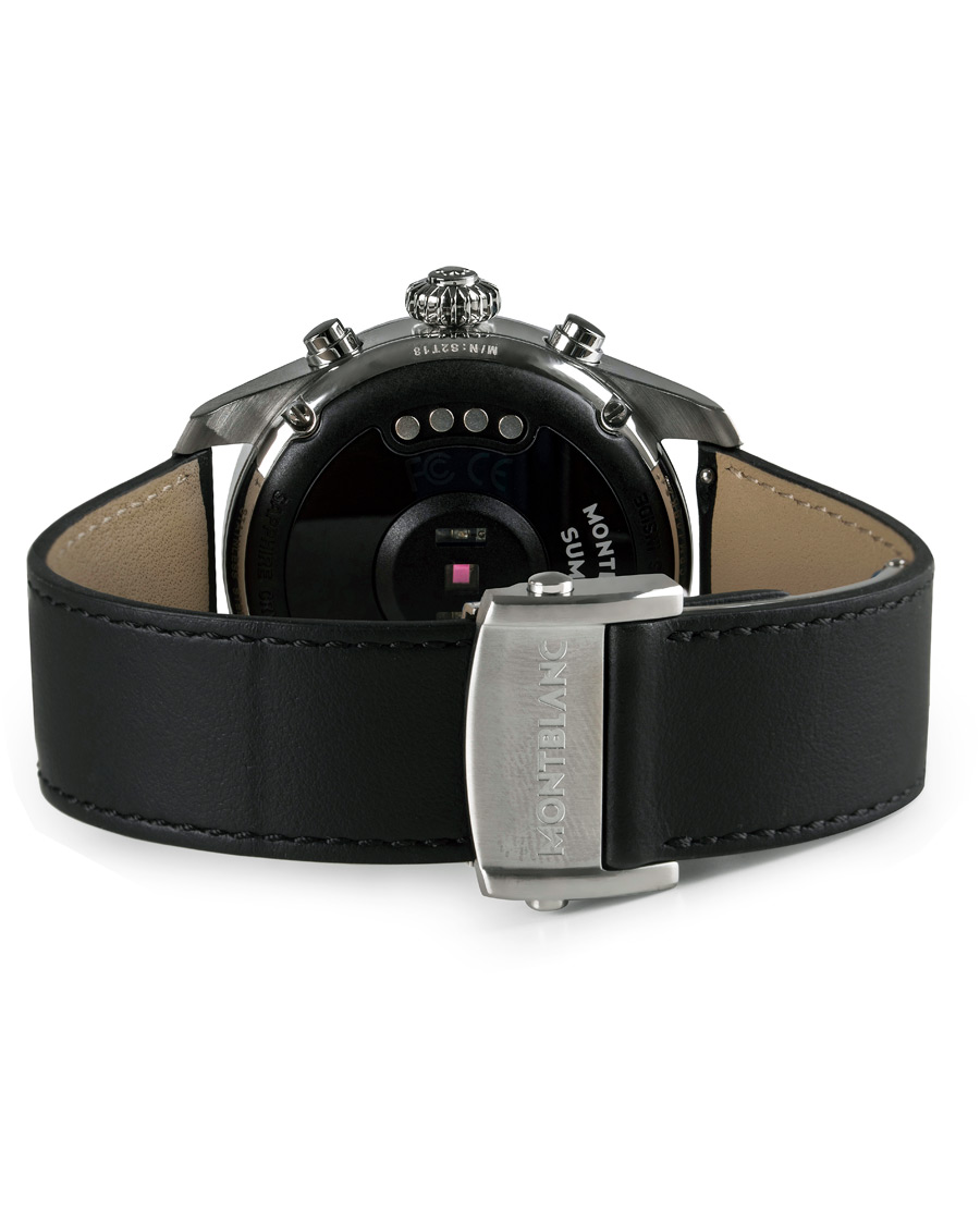 Herre | | Montblanc | Summit2 42mm Smartwatch Steel / Black Calf