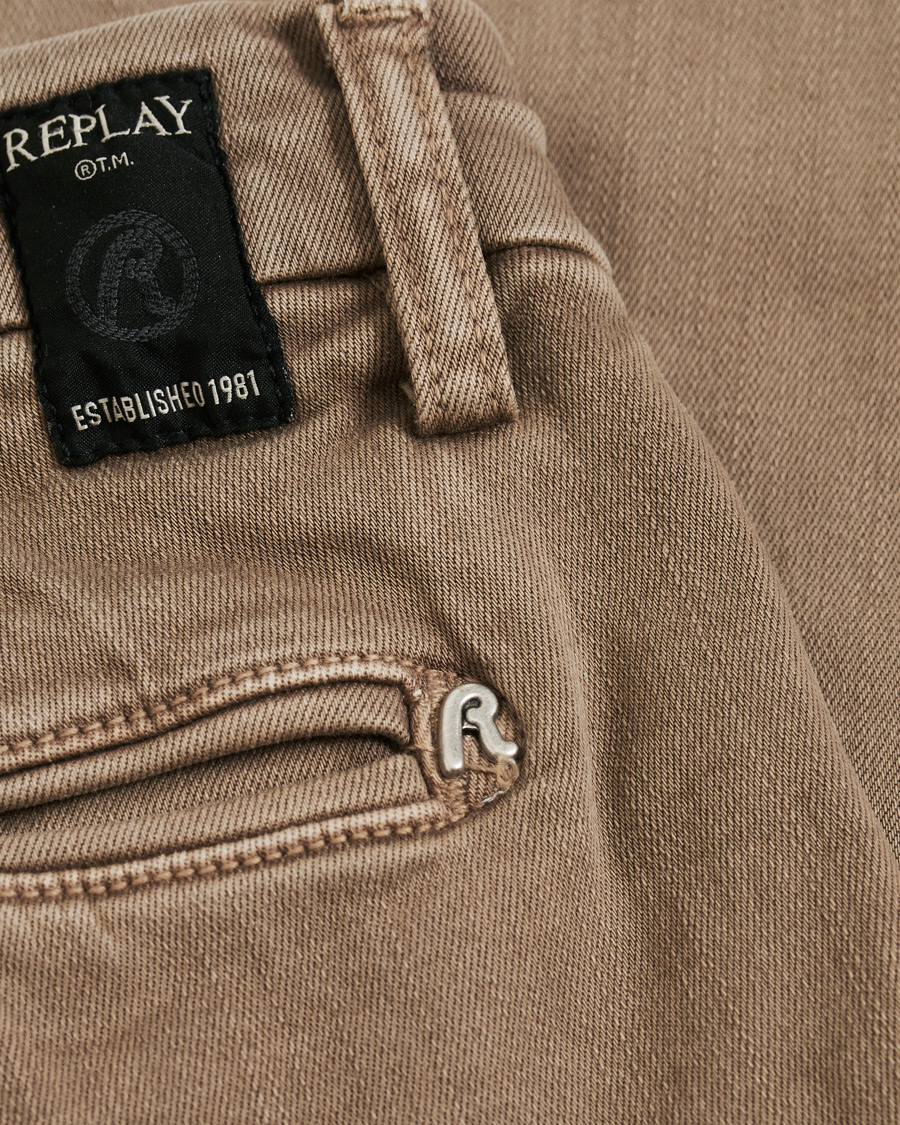 Herre | Bukser | Replay | Zeumar Hyperflex Chino Sand