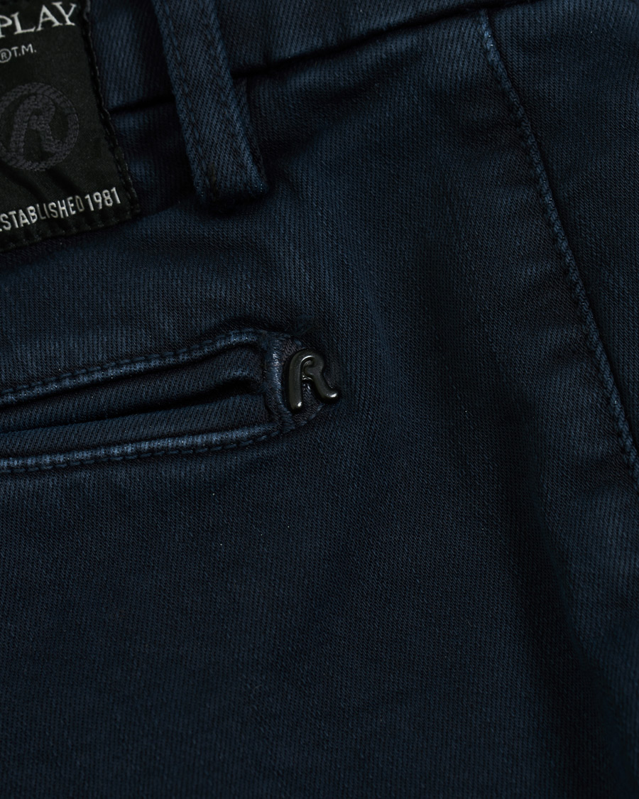 Herre | Bukser | Replay | Zeumar Hyperflex Chino Blue