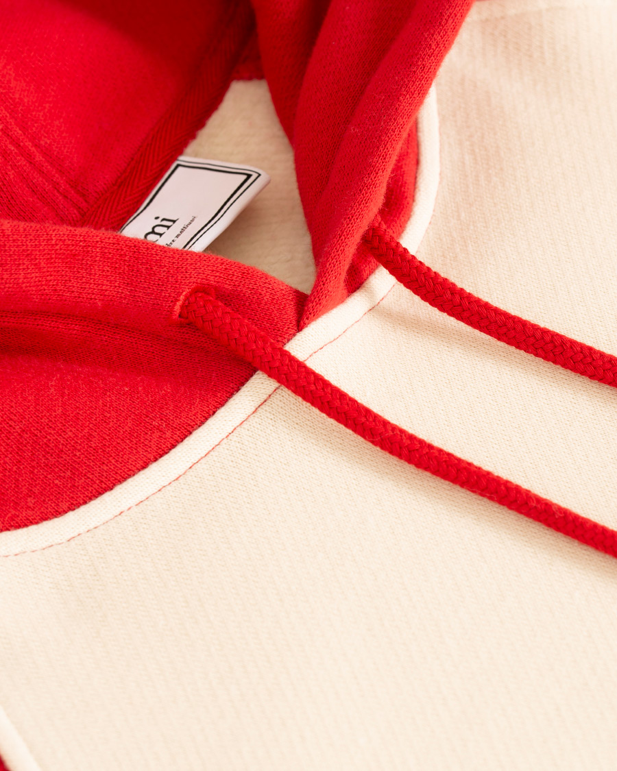 Herre | Trøjer | AMI | Retro Hoodie Red/White
