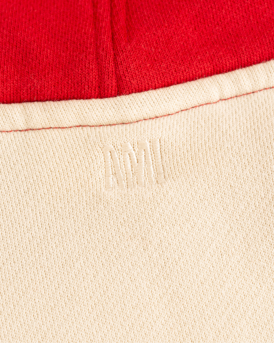 Herre | Trøjer | AMI | Retro Hoodie Red/White