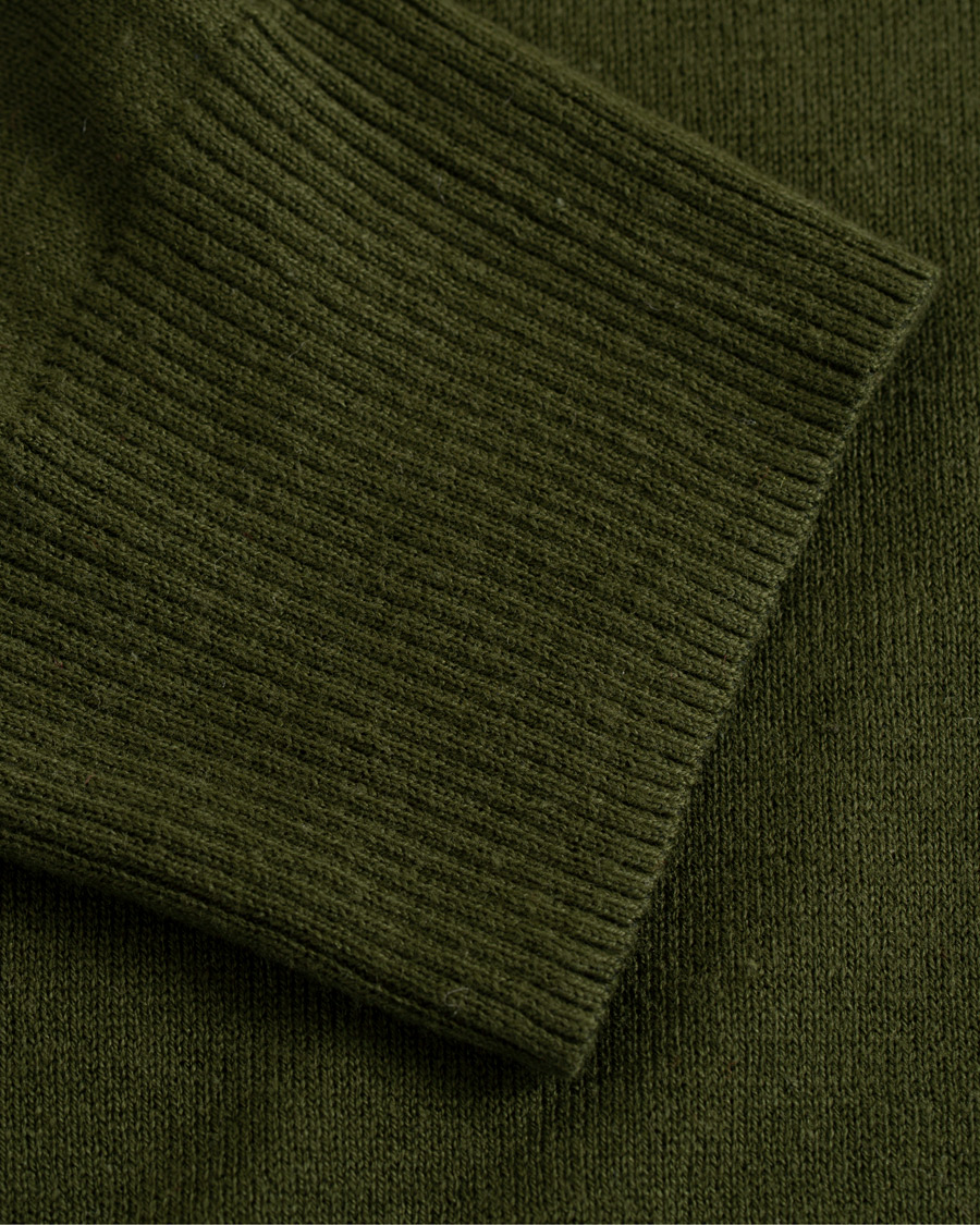 Herre | Trøjer | A.P.C. | Ernest Shoulder Patch Knit Khaki Military