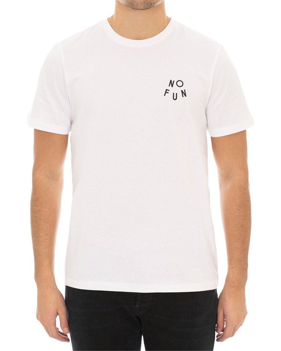 A.P.C. No Fun T shirt White CareOfCarl