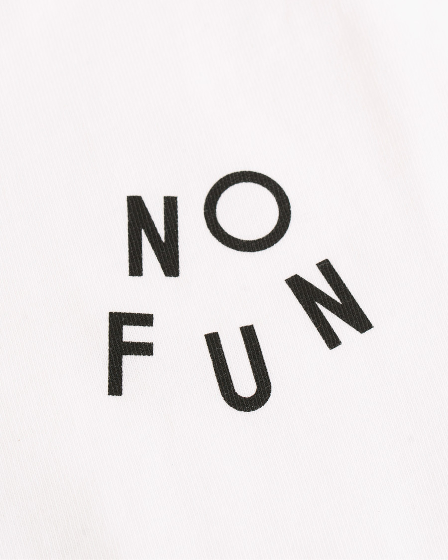 Herre | T-Shirts | A.P.C. | No Fun T-shirt White