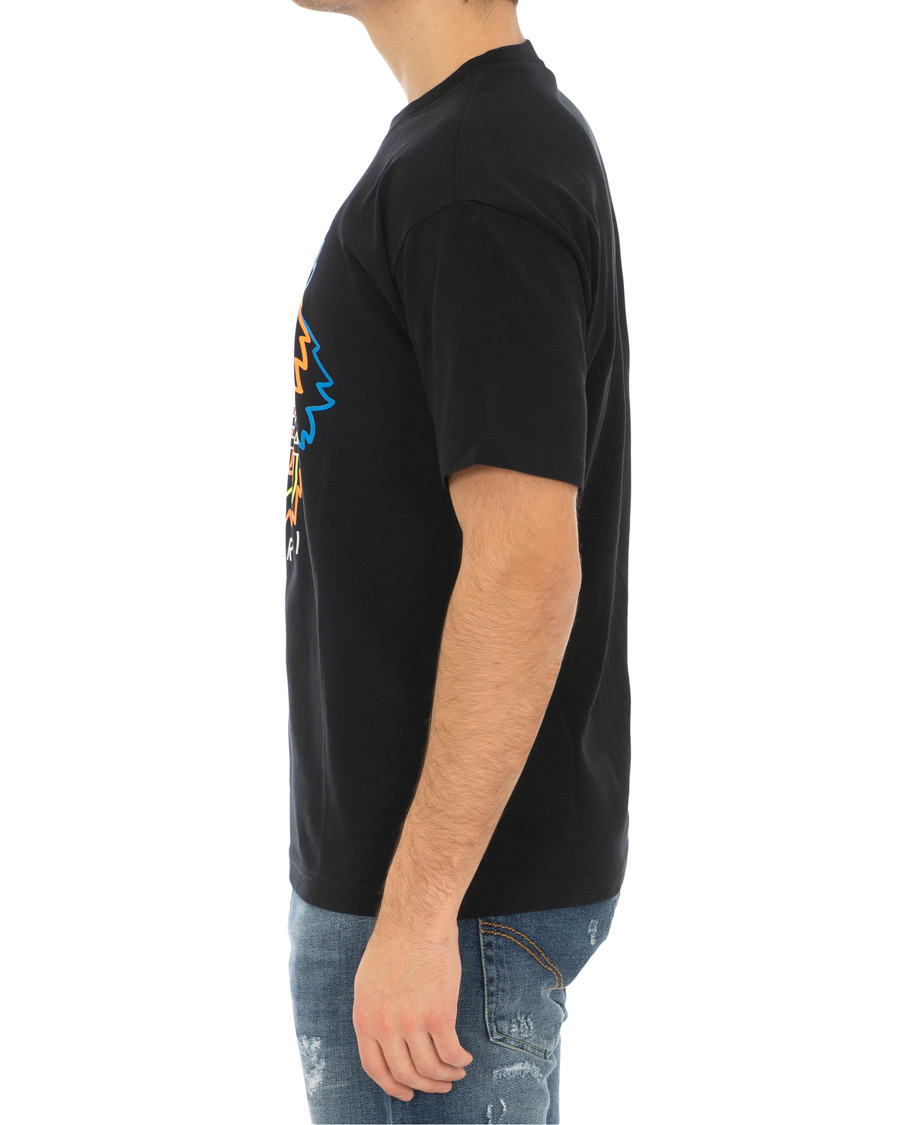 Herre | T-Shirts | KENZO | Tiger Neon T-shirt Black