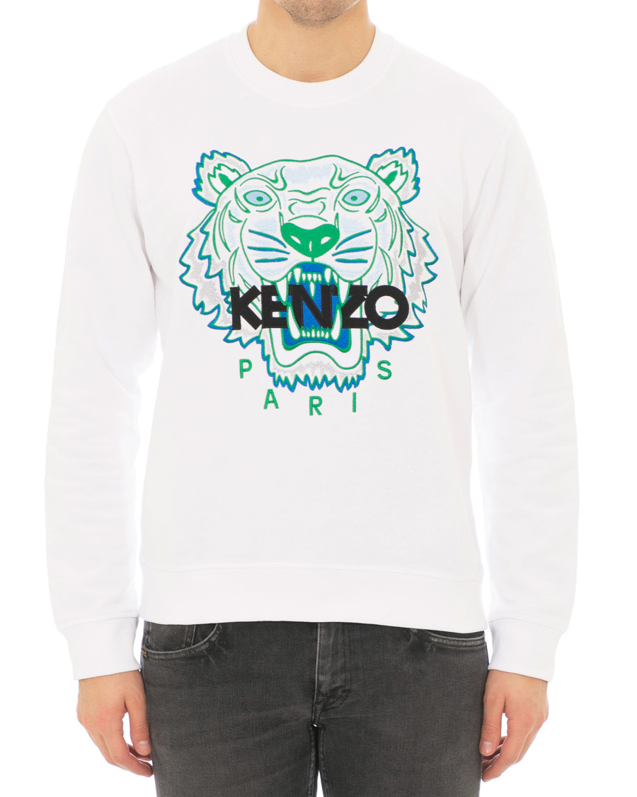 Herre | Trøjer | KENZO | Tiger Classic Sweatshirt White