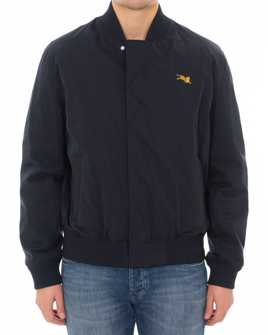 Herre | Jakker | KENZO | Reversible Tiger Crest Bomber Jacket Navy/Multi Blue