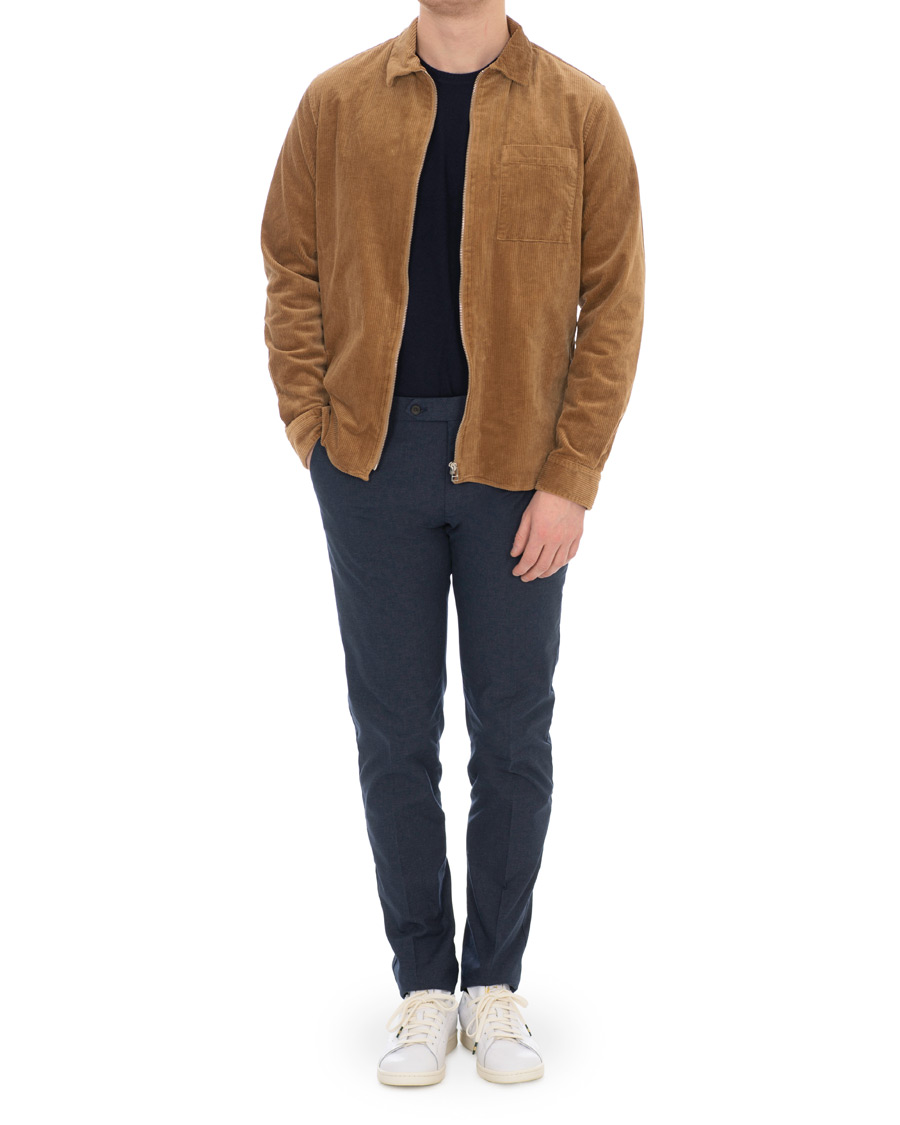 Herre | Bukser | NN07 | New Theo 1229 Stucture Chinos Navy
