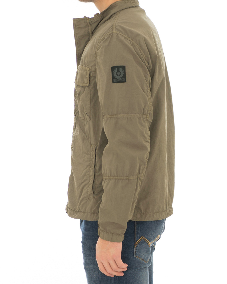 Herre | Jakker | Belstaff | Erwin Garment Dyed Shirt Jacket Bronze Oak