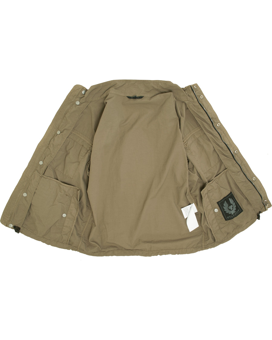 Herre | Jakker | Belstaff | Erwin Garment Dyed Shirt Jacket Bronze Oak