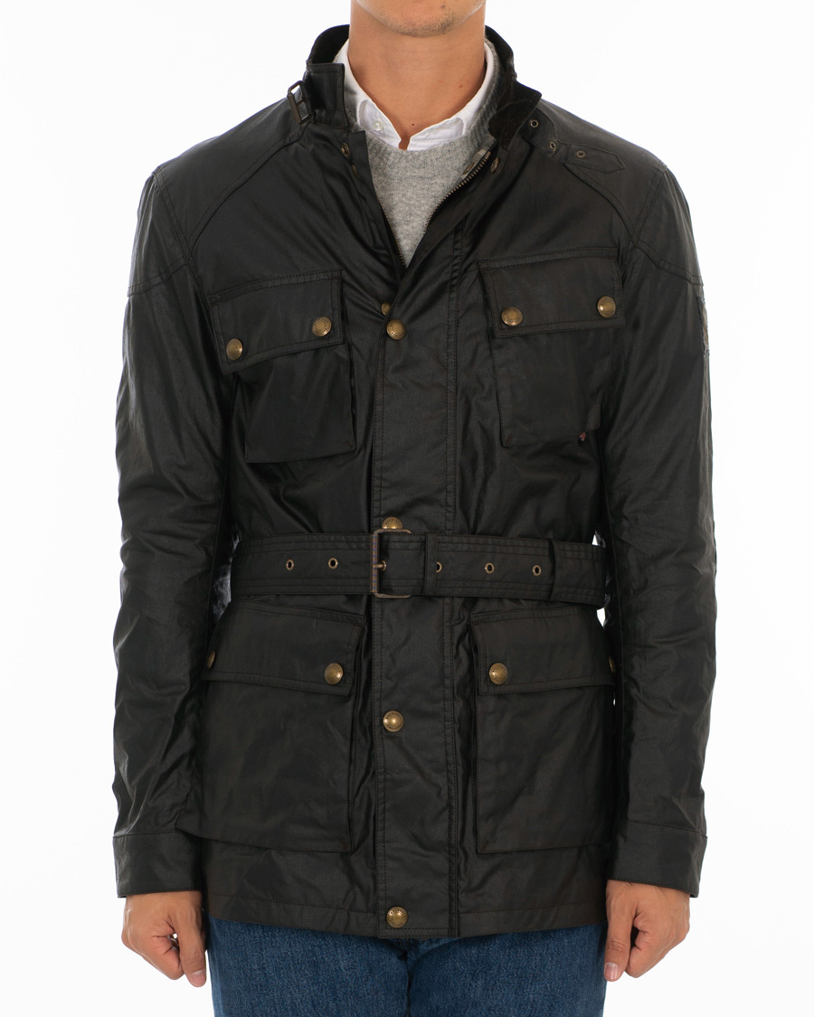 Herre | Jakker | Belstaff | Trialmaster Waxed Jacket Mahogany Brown
