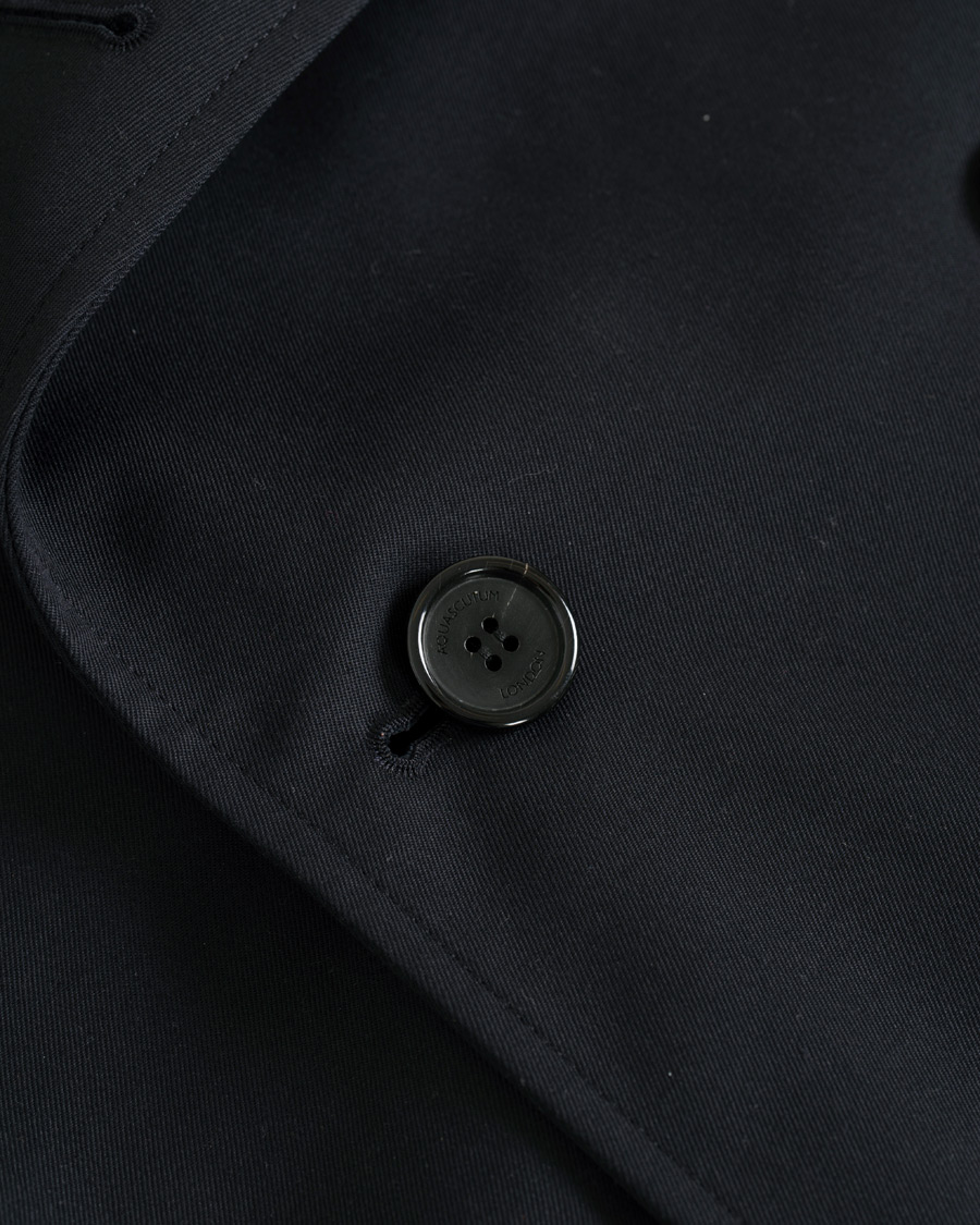 Herre | Jakker | Aquascutum | Corby Double Breasted Trenchcoat Navy