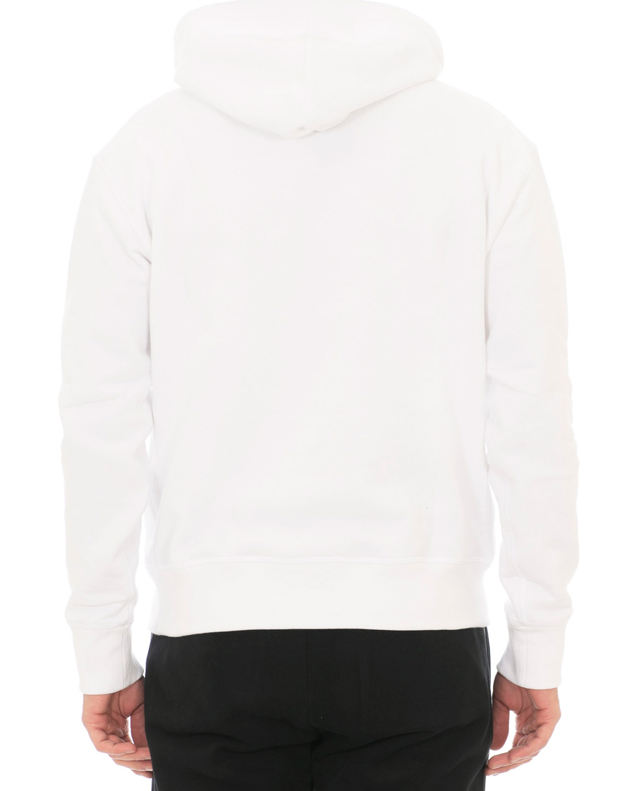 Herre | Trøjer | Ralph Lauren Purple Label | Standing Horse Hoodie Optic White