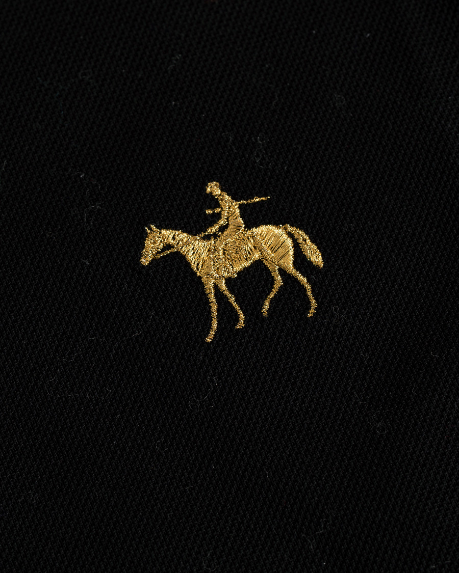 Herre | Polotrøjer | Ralph Lauren Purple Label | Standing Horse Mercerized Polo Classic Black