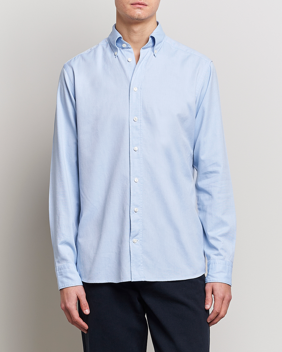 Herre | Eton | Eton | Slim Fit Royal Oxford Button Down Light Blue