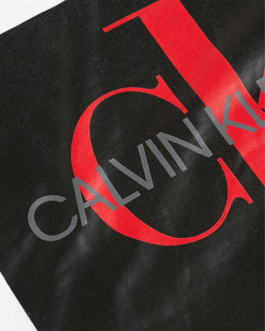 Herre | Trøjer | Calvin Klein Jeans | Monogram Box Logo Sweatshirt White