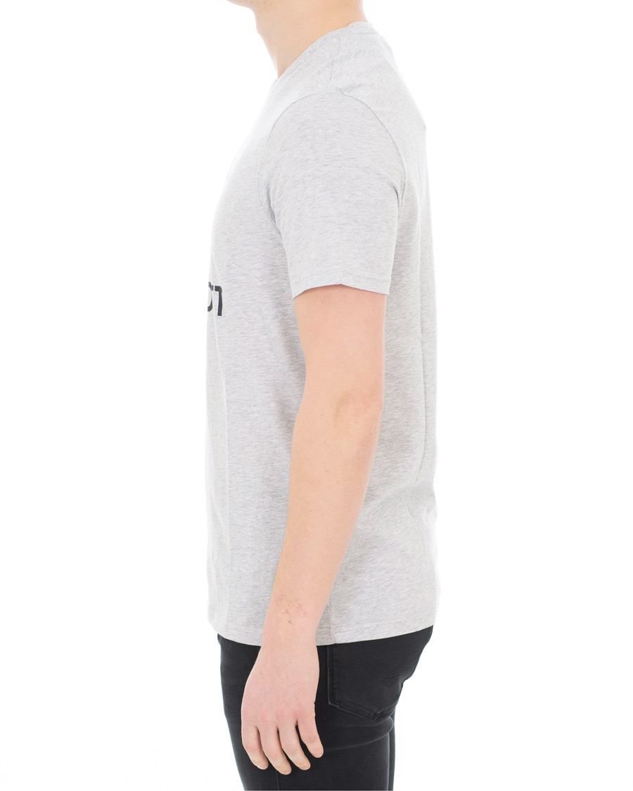 Herre | T-Shirts | Lyle & Scott | Logo Crew Neck Tee Light Grey Melange
