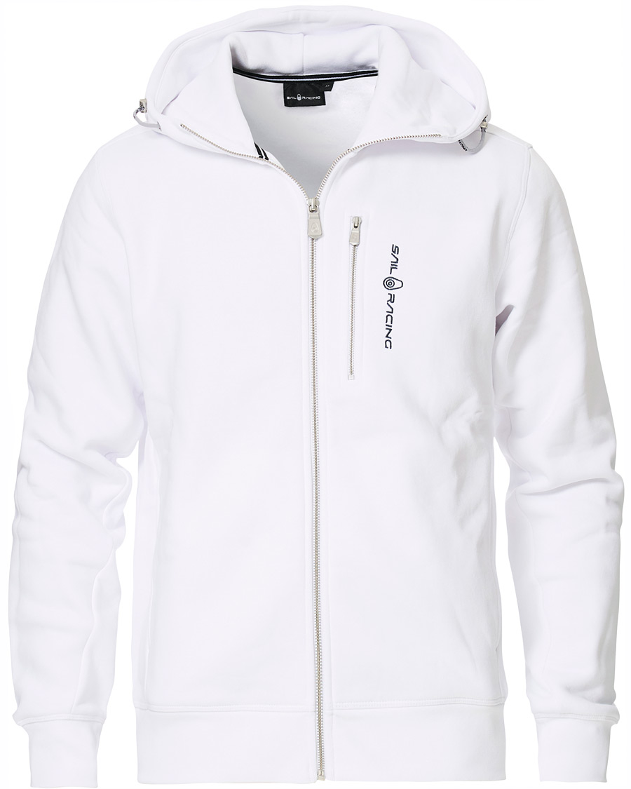 Herre | Trøjer | Sail Racing | Bowman Full Zip Hoodie White